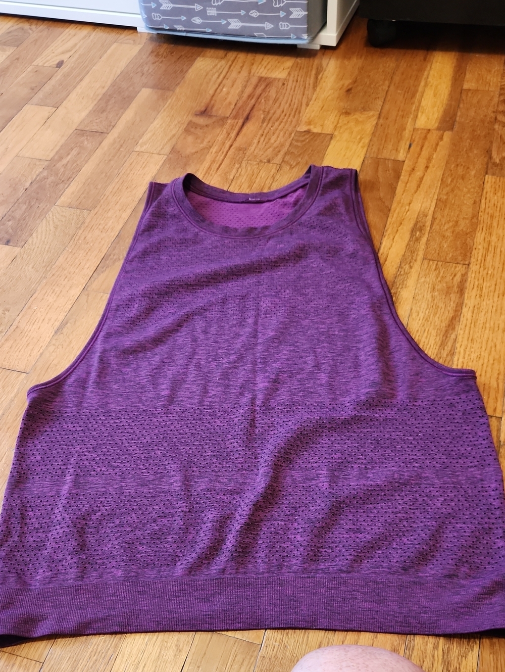 lululemon athletica Purple Perforated Performance Tank